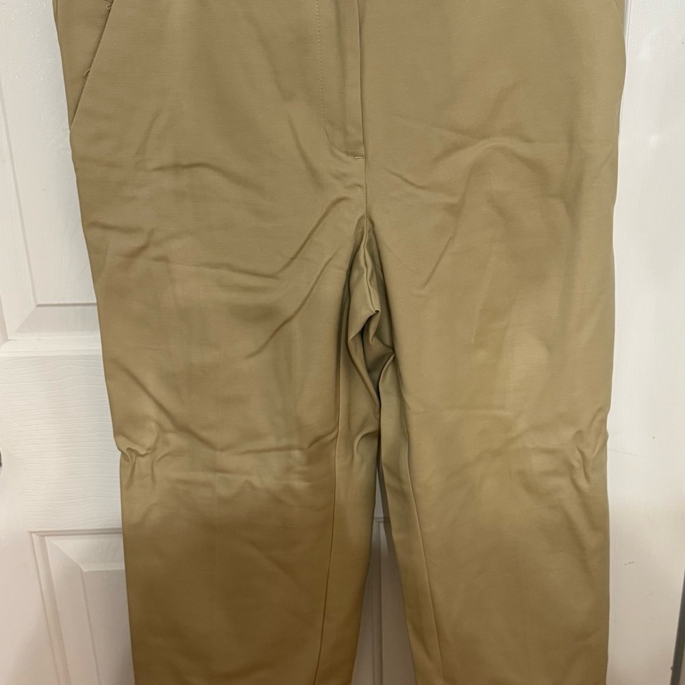 LOFT Women's Tan Riviera Slim dress pants